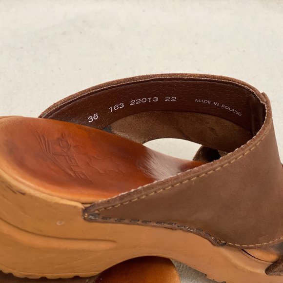 Dansko Sandals Sz 36 Brown Leather - Picture 6 of 8